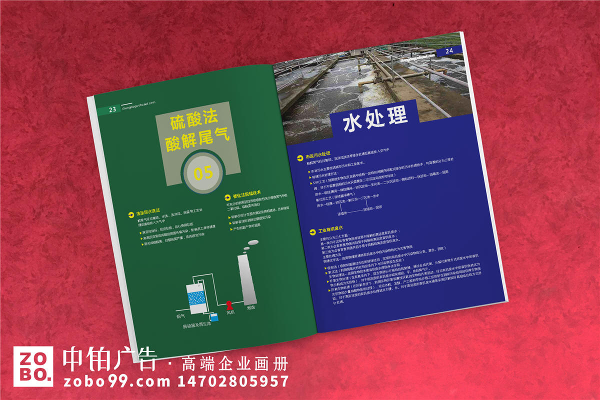 烟气治理以及工业废液、废气处理的专业环保公司画册