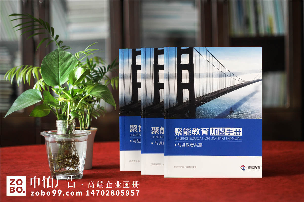 教育行业加盟手册-教育培训机构宣传画册