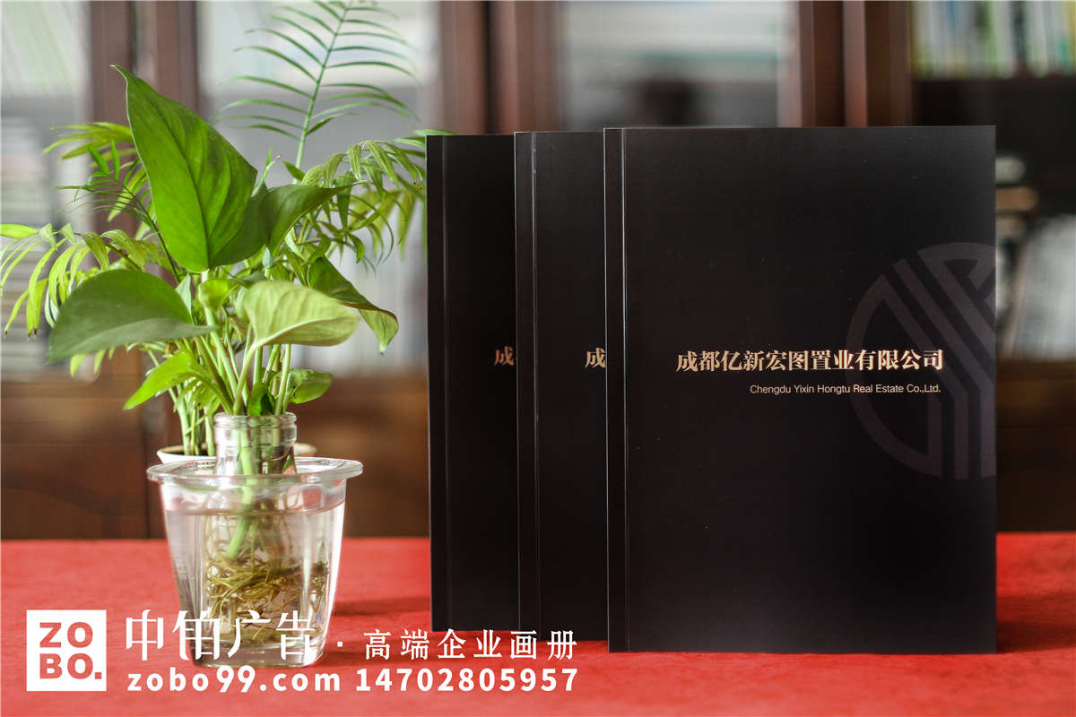 房产开发、物业管理、工程造价咨询等公司宣传册