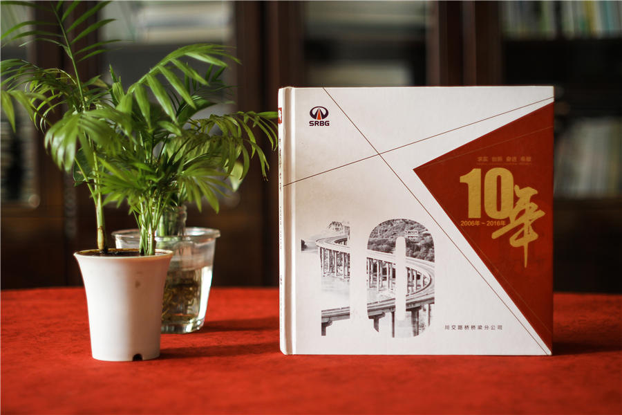 十周年企业纪念册-公司十周年庆典画册策划