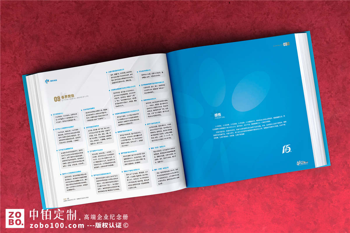 集团公司十周年纪念画册怎么做-企业周年影集框架