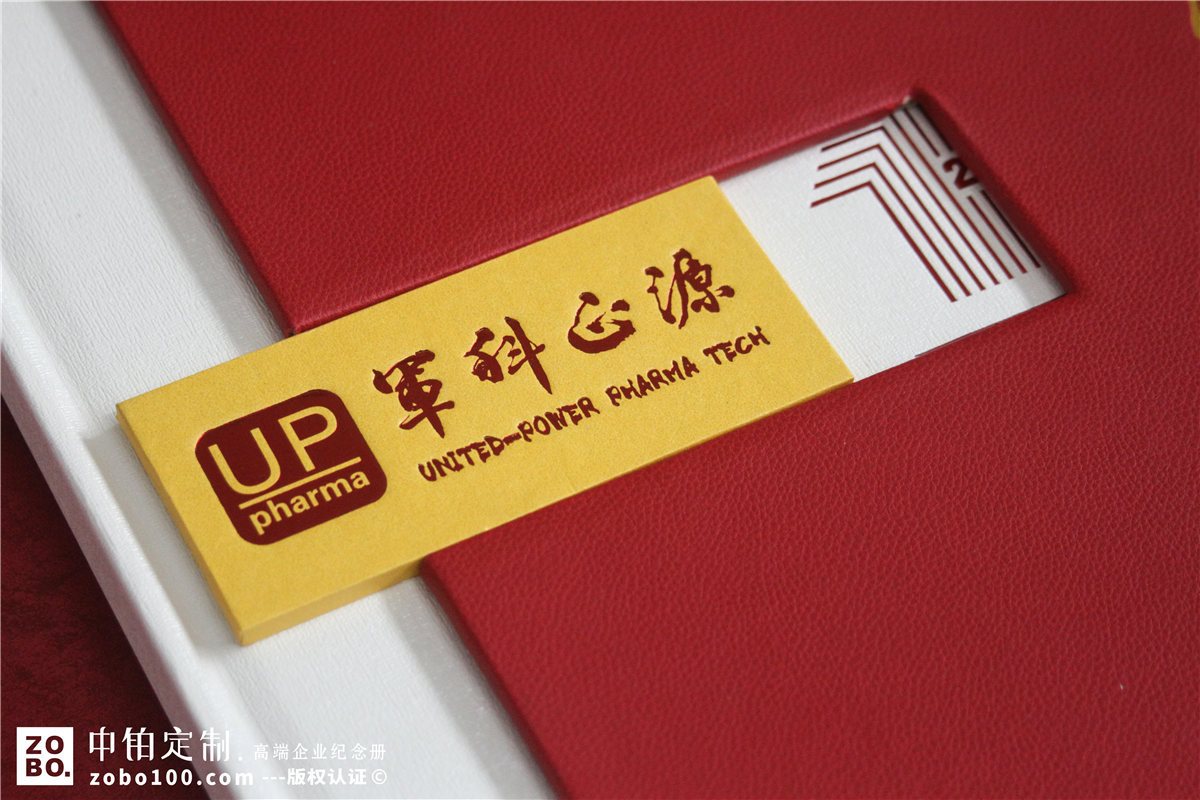 医药研发公司10周年纪念邮册设计-带纪念币的画册制作