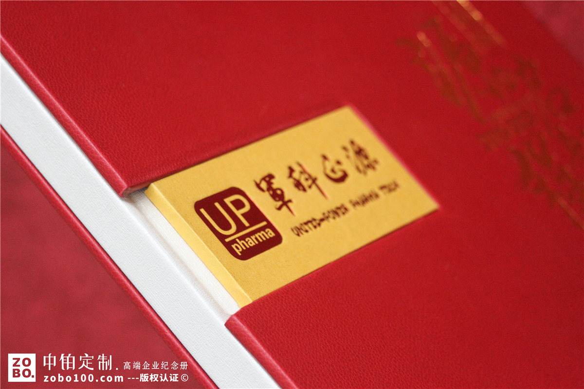 医药研发公司10周年纪念邮册设计-带纪念币的画册制作