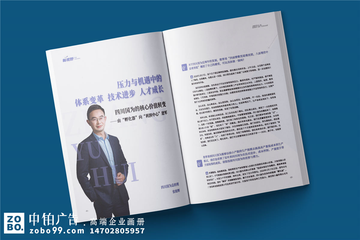 公司年刊设计-企业刊物板块设计